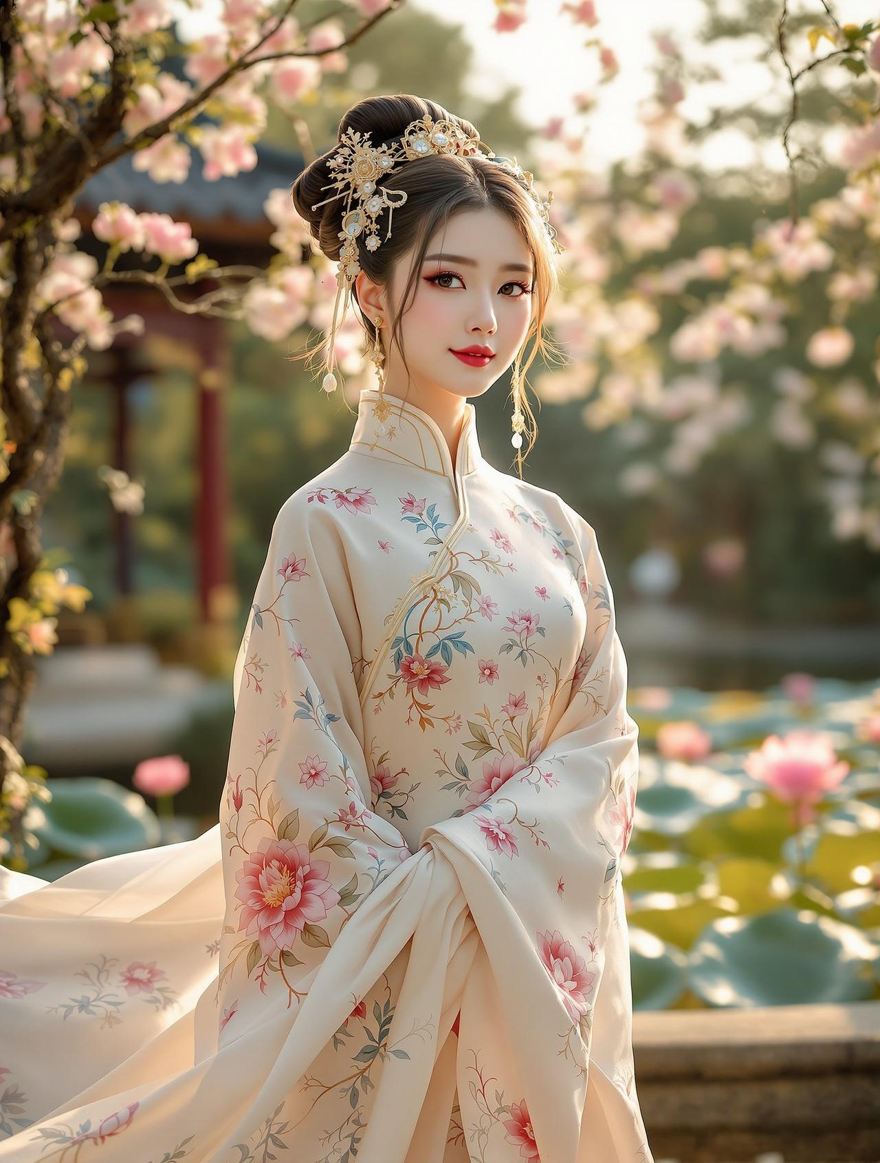 写真图 - 古典美人 - 旗袍肉丝 - 肉丝